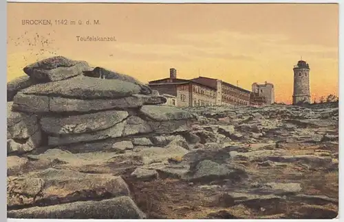 (23674) AK Brocken, Teufelskanzel 1920