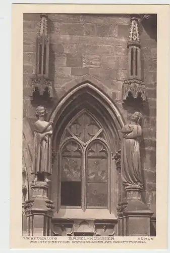 (23596) AK Basel, Münster, Verführung, Sünde, vor 1945