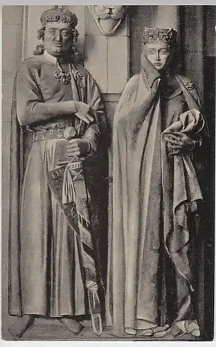 (23577) AK Naumburg, Saale, Dom, Ekkehard und Uta, um 1937