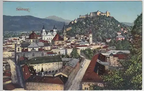 (23538) AK Salzburg, Stadtansicht, Festung, vor 1945