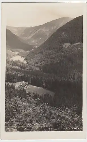 (23535) Foto AK Riesengrund, Obri dul, Riesengebirge, Krkonose 1930