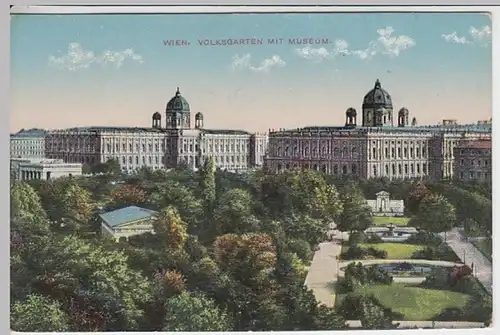(23513) AK Wien, Volksgarten mit Museum, vor 1945