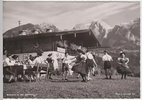 (23461) Foto AK Almtanz in der Schönau, nach 1945