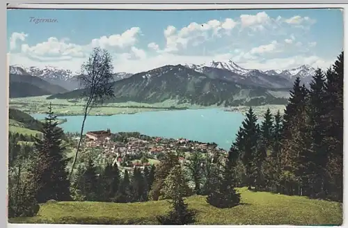 (23432) AK Tegernsee, Panorama, vor 1945