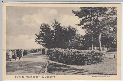 (23375) AK Heringsdorf, Usedom, Strandpromenade 1927