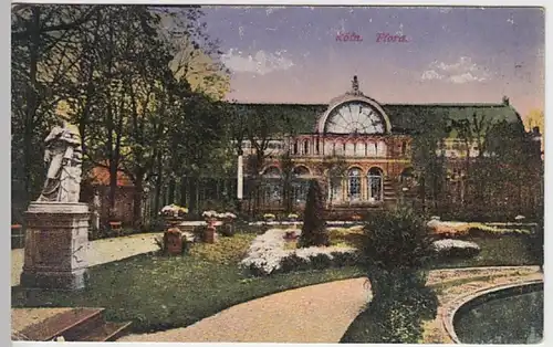 (23362) AK Köln, Flora, vor 1945