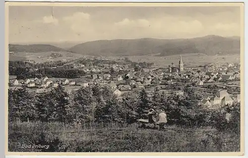 (23298) AK Bad Driburg, Panorama 1934