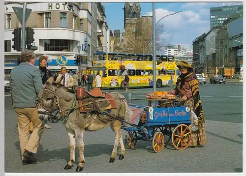 (23284) AK Berlin, Drehorgelfrau Ursula Blomeier, um 1987