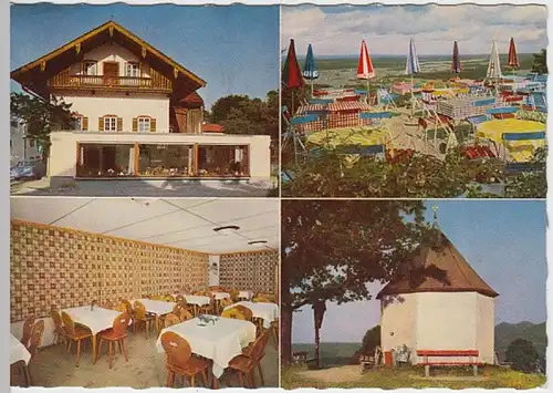 (23221) AK Obereck, Samerberg, Gaststätte Schönblick, Mehrbild., n. 1945