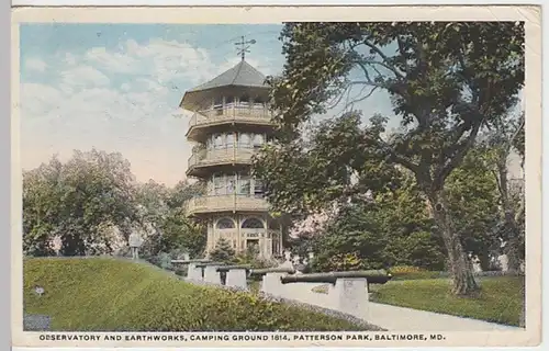 (23157) AK Baltimore MD., Patterson Park, Observatorium 1917
