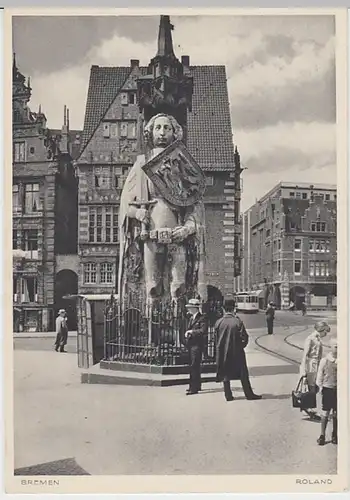 (23142) AK Bremen, Roland, vor 1945