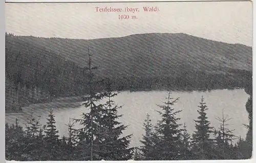 (23104) AK Teufelssee, Certovo jezero, Böhmerwald, um 1908
