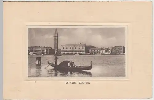 (22985) AK Venezia, Venedig, Markusturm, Dogenpalast, vor 1945