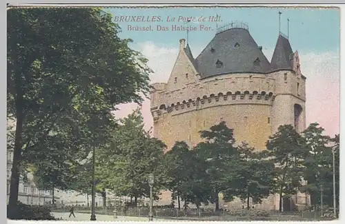 (22864) AK Bruxelles, Brüssel, Hallesches Tor, vor 1945