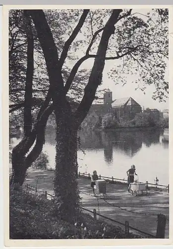 (22790) AK Breslau, Wroclaw, Oder, Sandkirche 1963