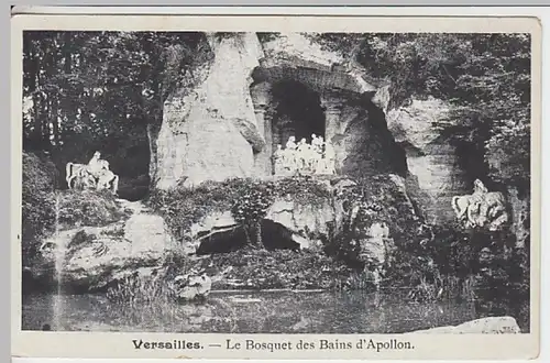 (22729) AK Versailles, Bosquet des Bains d'Apollon, vor 1945