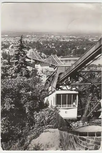 (22658) Foto AK Dresden, Blick von der Loschwitzhöhe 1986