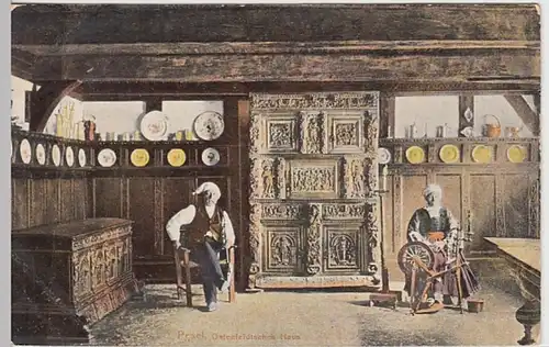 (22650) AK Ostenfeld, Husum, Bauernhaus, Pesel 1908