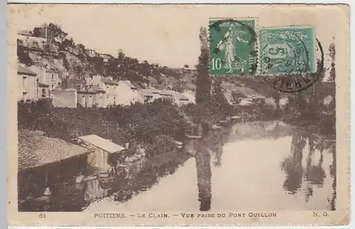 (22637) AK Poitiers, Ortsansicht 1917