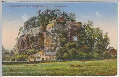 (22570) AK Sloup, Bürgstein, Einsiedlerstein, vor 1945
