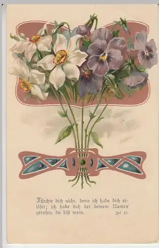 (22564) AK Sprüche, Fürchte dich nicht, denn ich habe dich erlöset, v. 1945