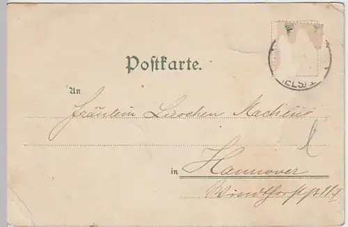 (22557) Künstler AK Das Kind in der Krippe, bis 1905