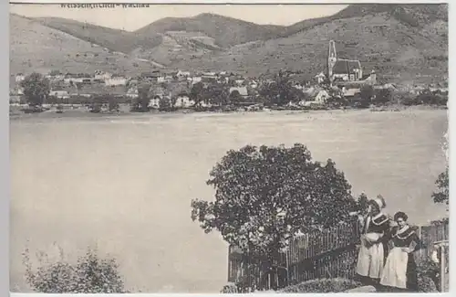 (22496) AK Weißenkirchen in der Wachau, Ortsansicht 1909