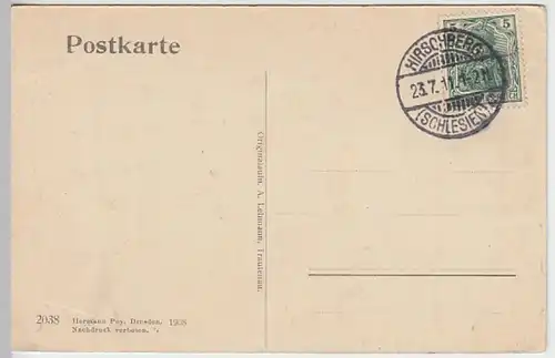 (22492) AK Schreiberhau, Szklarska Poreba, Ortsansicht 1911