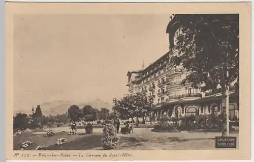 (22485) AK Evian-les-Bains, Royal-Hotel, Feldpost 1915