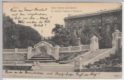 (22483) AK Metz, Friedrich Karl Denkmal 1907