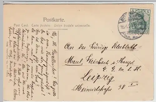 (22483) AK Metz, Friedrich Karl Denkmal 1907