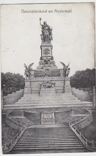 (22481) AK Rüdesheim am Rhein, Nationaldenkmal 1907