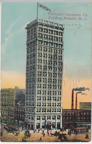 (22480) AK Newark, N. J., Firemen's Insurance Co. Building 1910