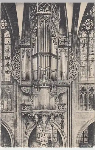 (22453) AK Straßburg, Strasbourg, Münster, Orgel, bis 1905