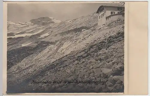 (22448) Foto AK Zugspitzplatt, Knorrhütte, Schneefernerkopf, vor 1945