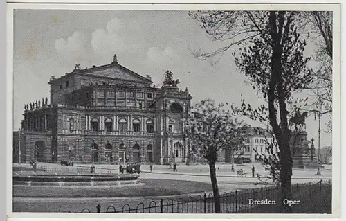 (22427) AK Dresden, Oper 1933