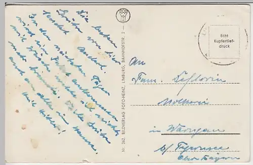 (22309) AK Limburg an der Lahn, Dom, Stadtansicht 1933-45