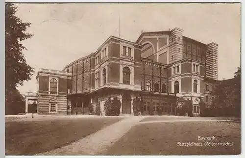 (22299) Foto AK Bayreuth, Festspielhaus 1937