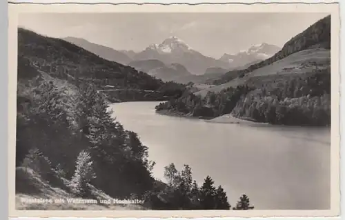 (22250) Foto AK Wiestalsee, Watzmann, Hochkalter 1954