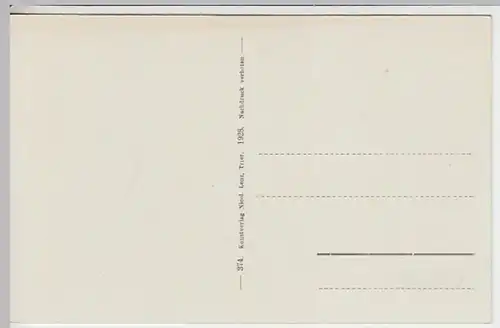 (22159) Künstler AK Bernkastel, Panorama, um 1928