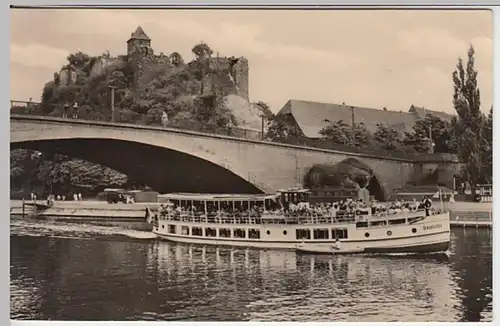 (22063) Foto AK Halle, Saale, Burg Giebichenstein 1964