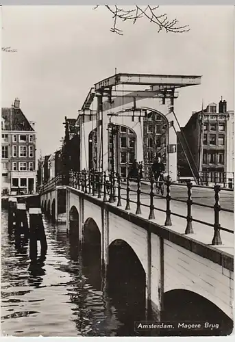 (22016) Foto AK Amsterdam, Magere Brug 1966