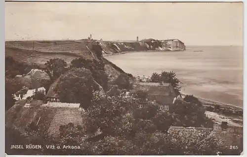 (22001) Foto AK Vitt, Kap Arkona, Rügen, Ortsansicht 1930