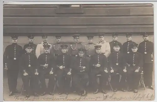 (21988) Foto AK Militaria, Soldaten, Gruppenbild, Stempel Stuttgart 1912