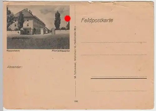 (21882) Rosenheim, Pionierkaserne 1940er