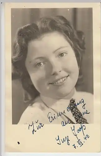 (21859) Foto AK Porträt Inge Joofs o. Joohs 1943