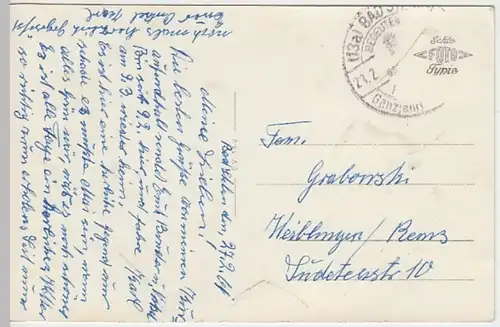 (21802) AK Bad Steben, Mehrbildkarte 1961