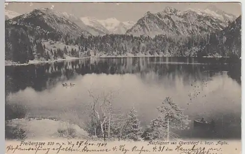 (21767) AK Oberstdorf, Freibergsee 1904