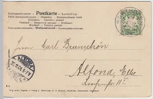 (21767) AK Oberstdorf, Freibergsee 1904