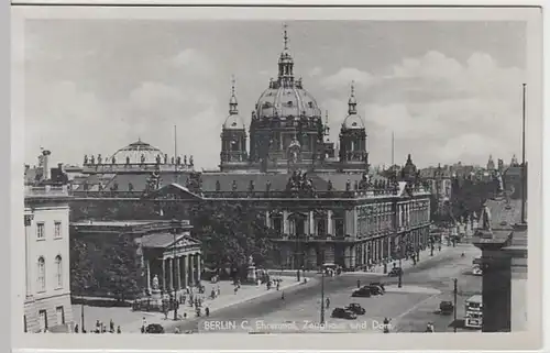 (21703) AK Berlin, Ehrenmal, Zeughaus, Dom, vor 1945